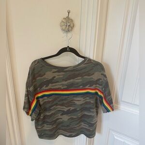 Vintage Havana cropped sweatshirt tee